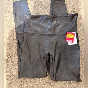 Spanx faux leather leggings